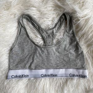 Grey Calvin Klein Bralette
